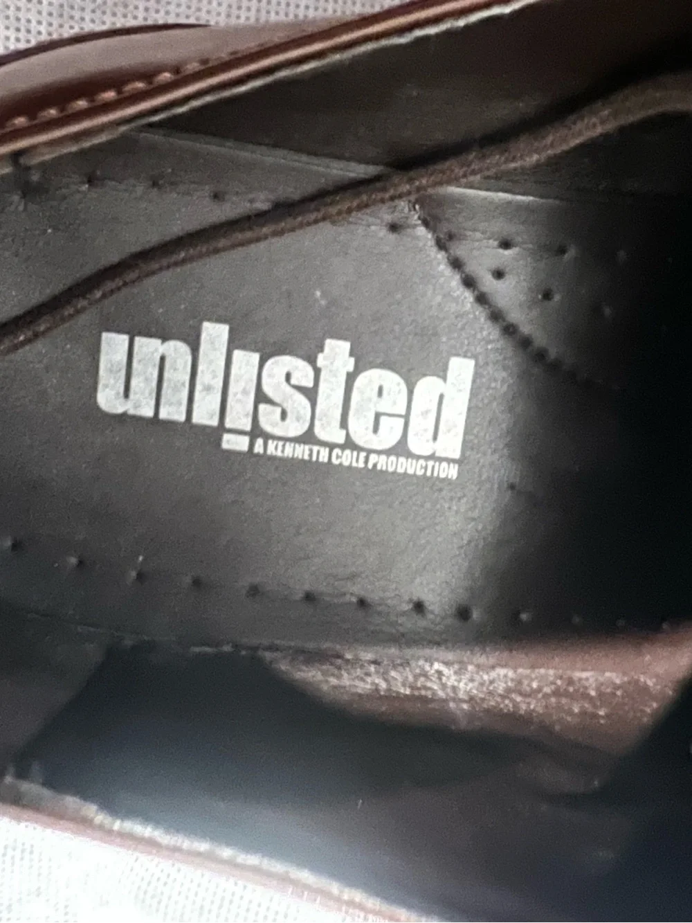 Unlisted Brown Leather Men's Oxford Dress Shoes